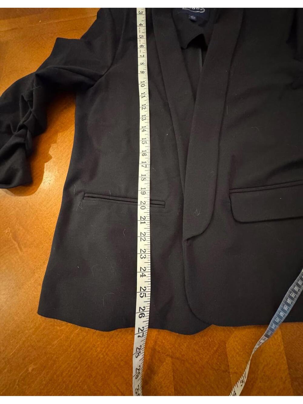 Scoop Black Blazer Jacket Size Large b15 - Picture 5 of 8